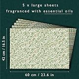 The Master Herbalist Neroli & Bergamot Drawer Liners 5 Sheets UK Made view 4