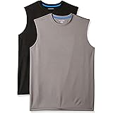 Amazon Essentials Mens 2-Pack Performance Pintec Muscle Tank
