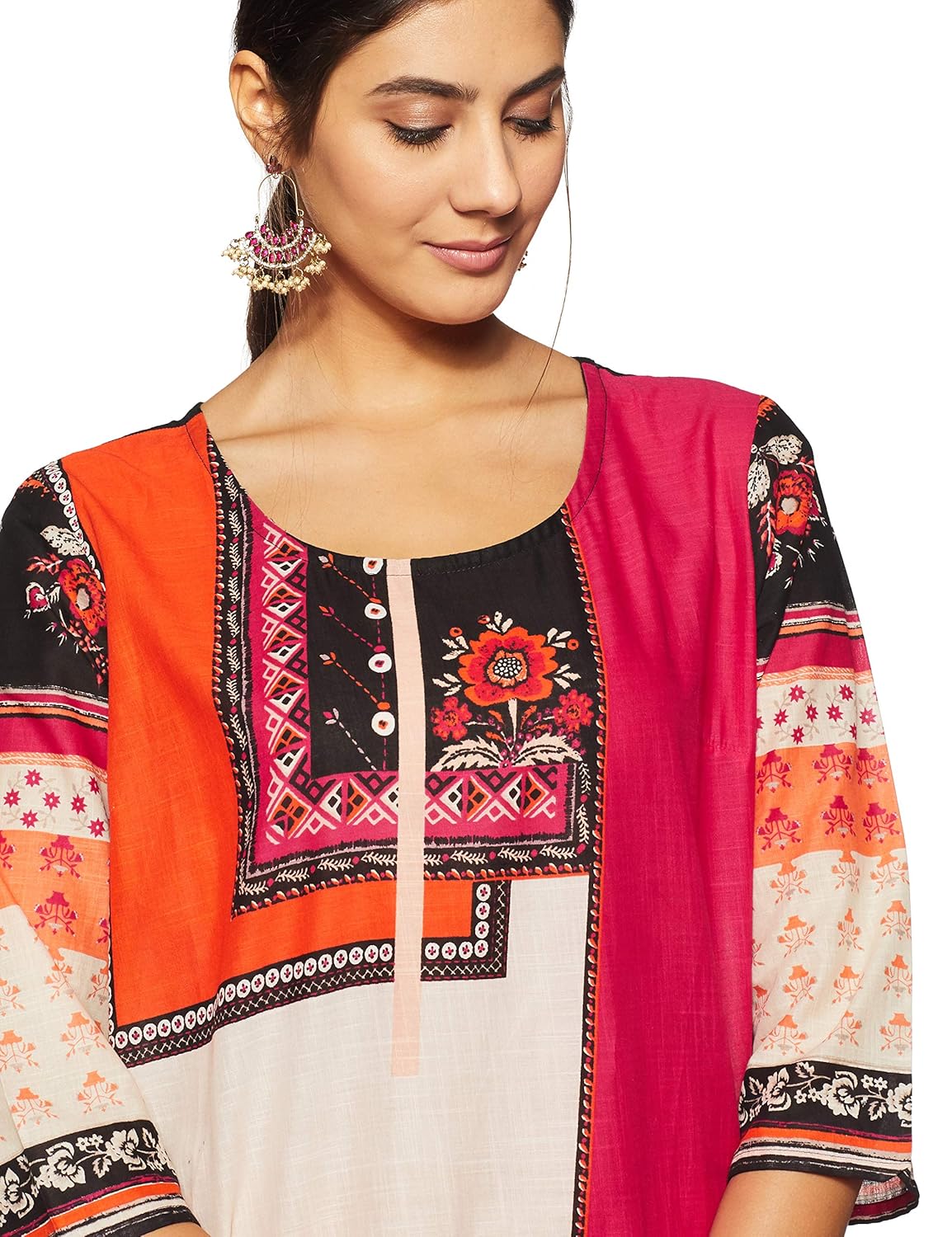 indigo women's straight kurta