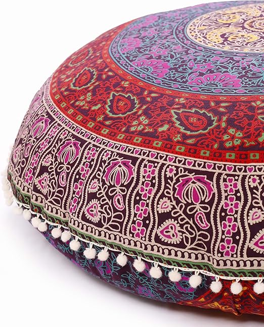 Floor Pillows Cushions Labhanshi Indian Mandala Floor Pillow