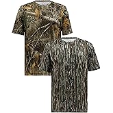 Realtree Mens 2 Pack Short Sleeve Performance Tees