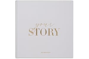 BIBI & BEAU Baby Book Keepsake, Baby Memory Book | First Year Baby Scrapbook & Baby Album | Luxury Baby Keepsake Book, Baby Photo Book & Baby Journal | Baby First Year Book, Baby Memory Book Boy/Girl