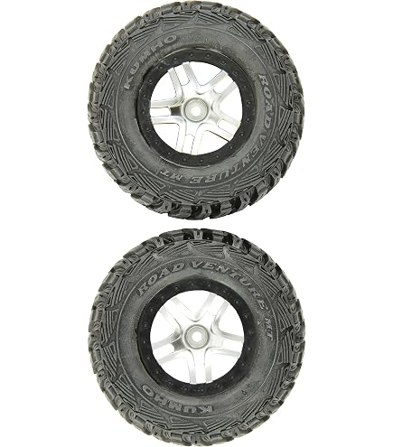 Traxxas 5877R Tire & Wheel Set - Red Bead Lock, S1 Ultra-Soft Compound (2WD Front) - View #8