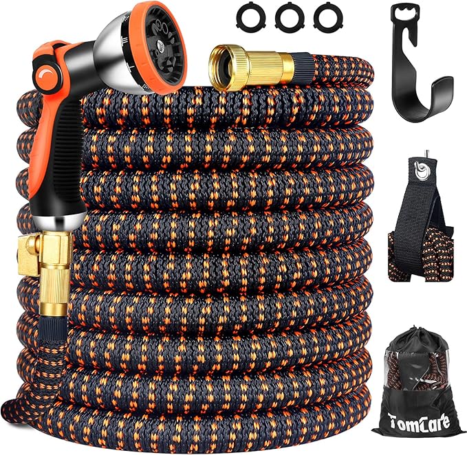 TomCare Garden Hose 50ft Expandable Garden Hose Flexible Car Wash Water