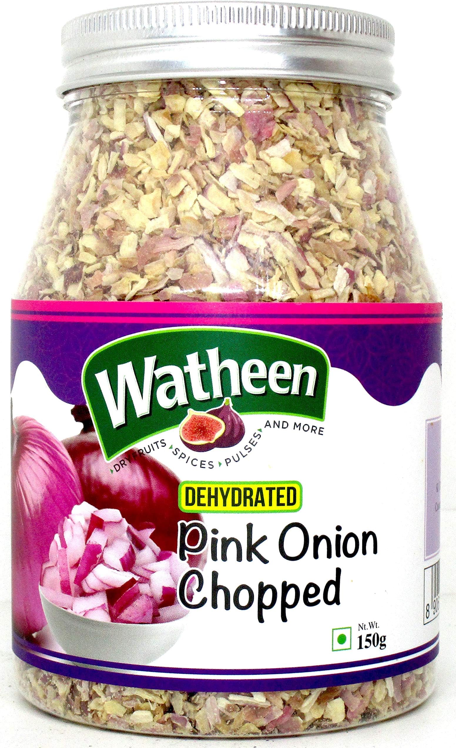 Watheen Dehydrated Pink Onion Chopped 150 Gram (Pack of 3)