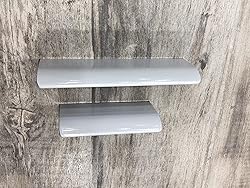 Tsnamay 2Pcs 11.65" White Arc Surface Pull,White