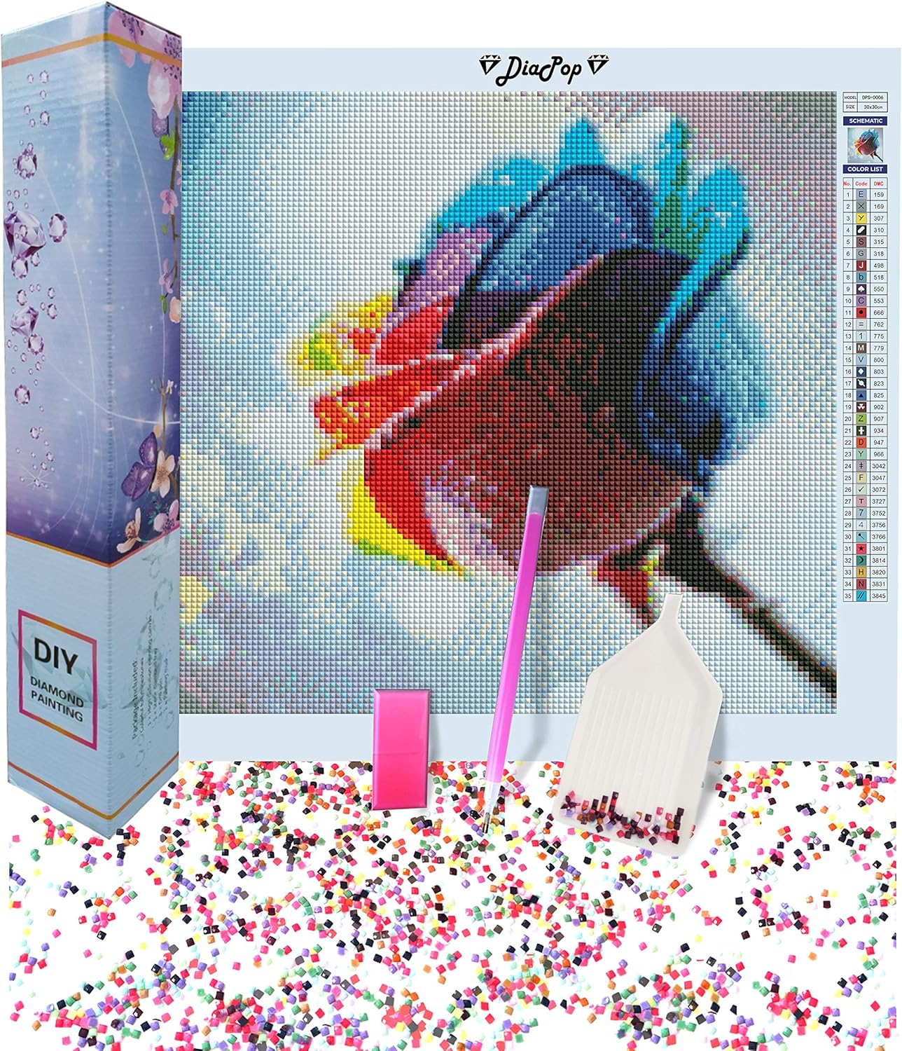 Diamant-Malerei: Eigene Bilder zum Leben erwecken!