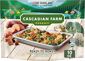 Cascadian Farm Organic Ready To Roast Vegetables; Sweet Potatoes, Cauliflower, Broccoli; 10 oz.