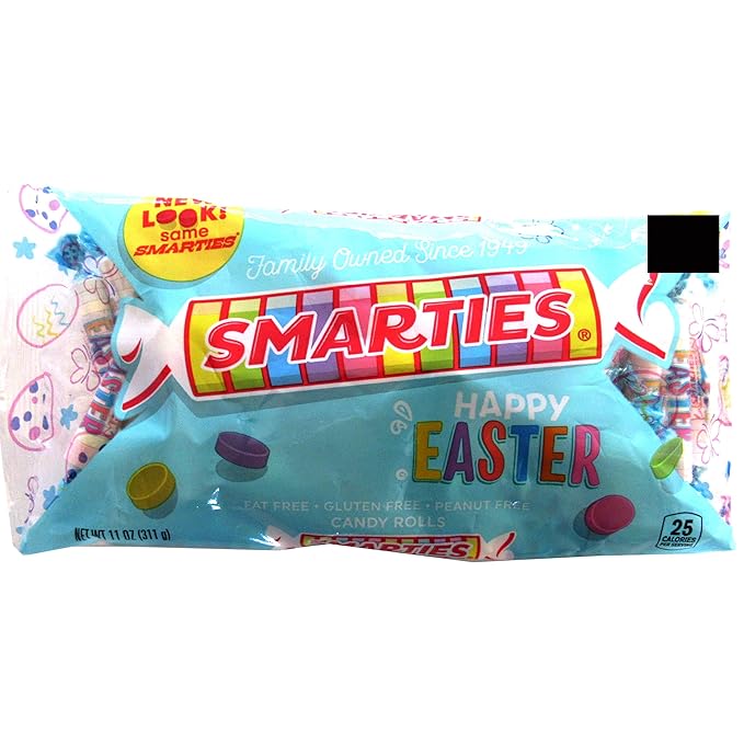 Smarties (1 bag) Happy Easter Candy Rolls 11 oz. Bag