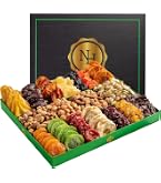 Holiday Christmas Dried Fruit & Nuts Gift Basket – Fresh Assortment