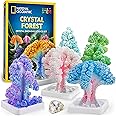 National Geographic Craft Kits for Kids - Crystal Growing Kit, Grow 6 Crystal Trees in 6 Hours, Art Supplies, Geode Specimen,