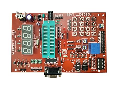 Robosoft Labs PIC 40PIN Development Board with MAX232 , RTC , AT24C32, ULN2003 ICs