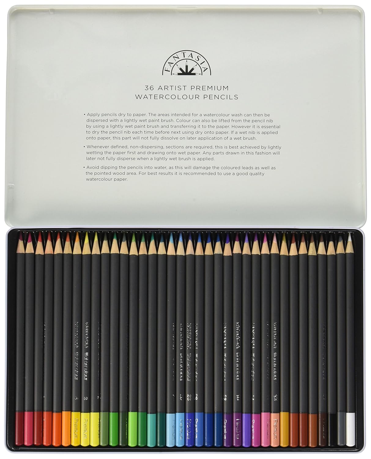 Fantasia Premium Colored Pencil Set 36pc Art Supplies Pencils