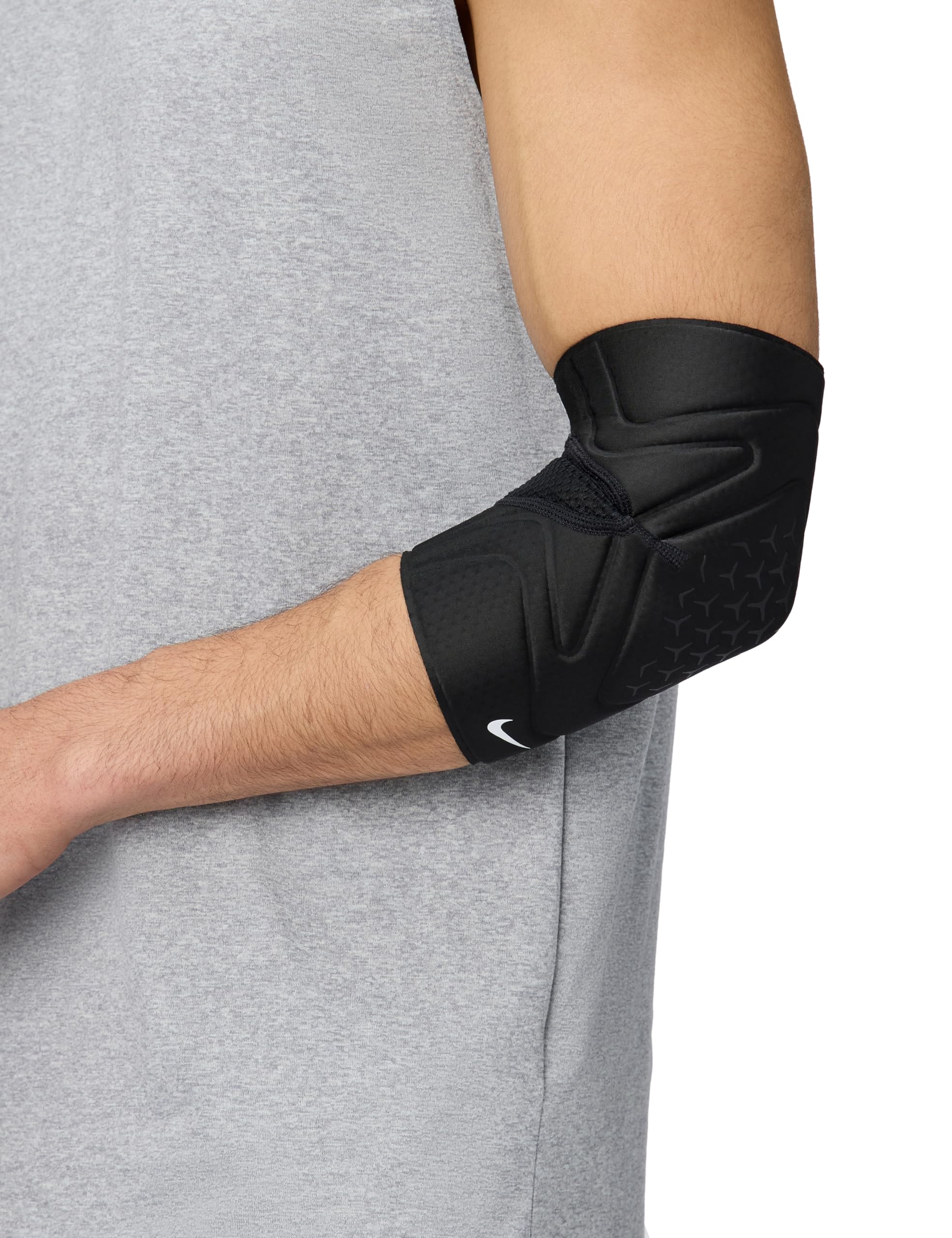 NIKE Unisex - Adult Pro Elbow Sleeve Elbow Brace, Black, L