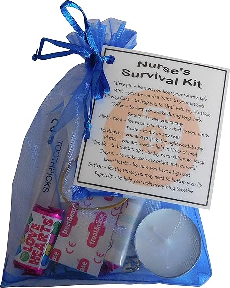 Kit Per La Sopravvivenza Dell Infermiere Ottima Idea Regalo Per Ringraziare Un Infermiere In Alternativa Ad Un Biglietto Di Ringraziamento Amazon It Casa E Cucina