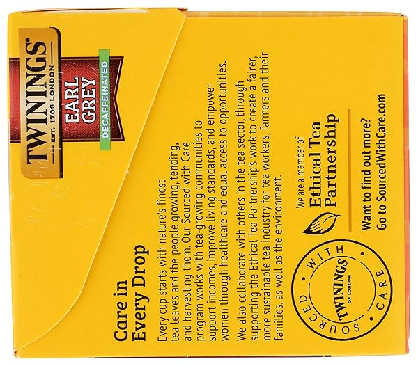 TWININGS EARL GREY DECAF TEA, 20 COUNT