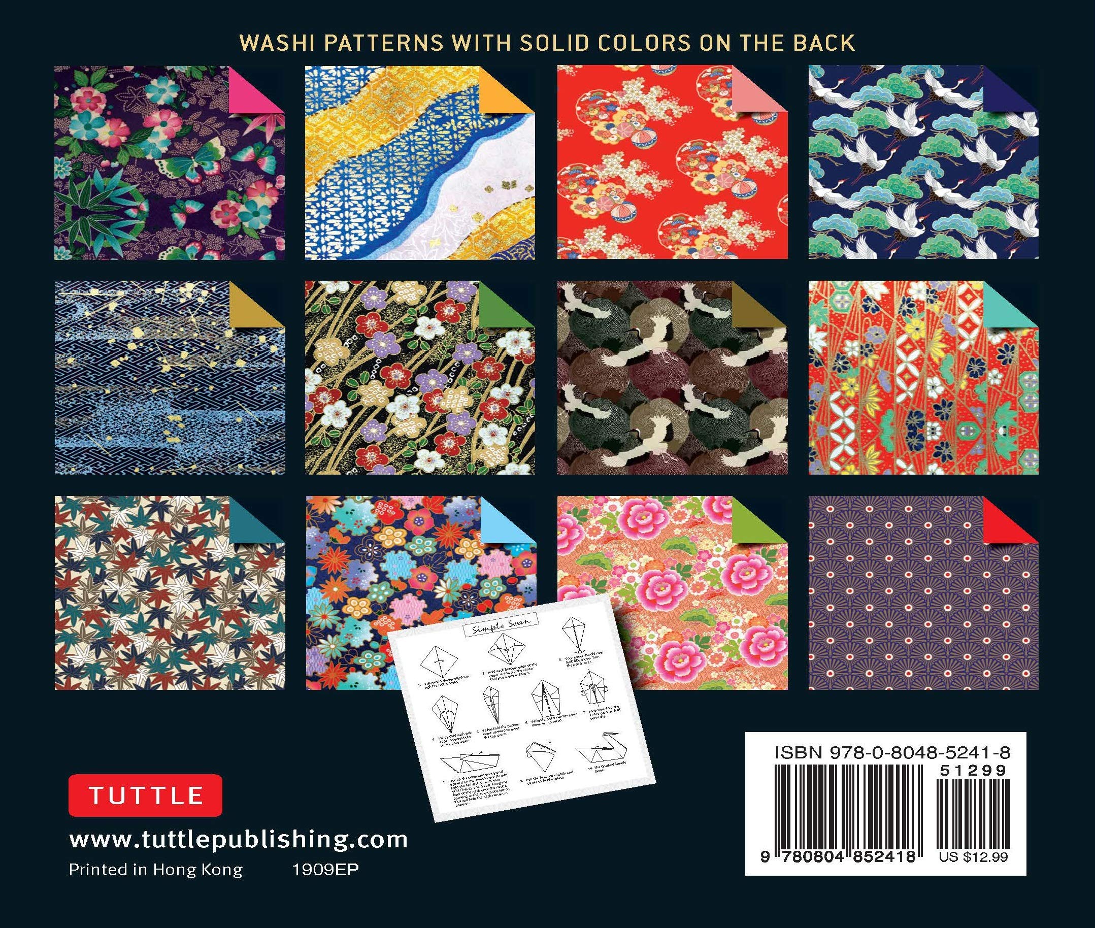 Origami Paper 500 sheets Japanese Washi Patterns 6
