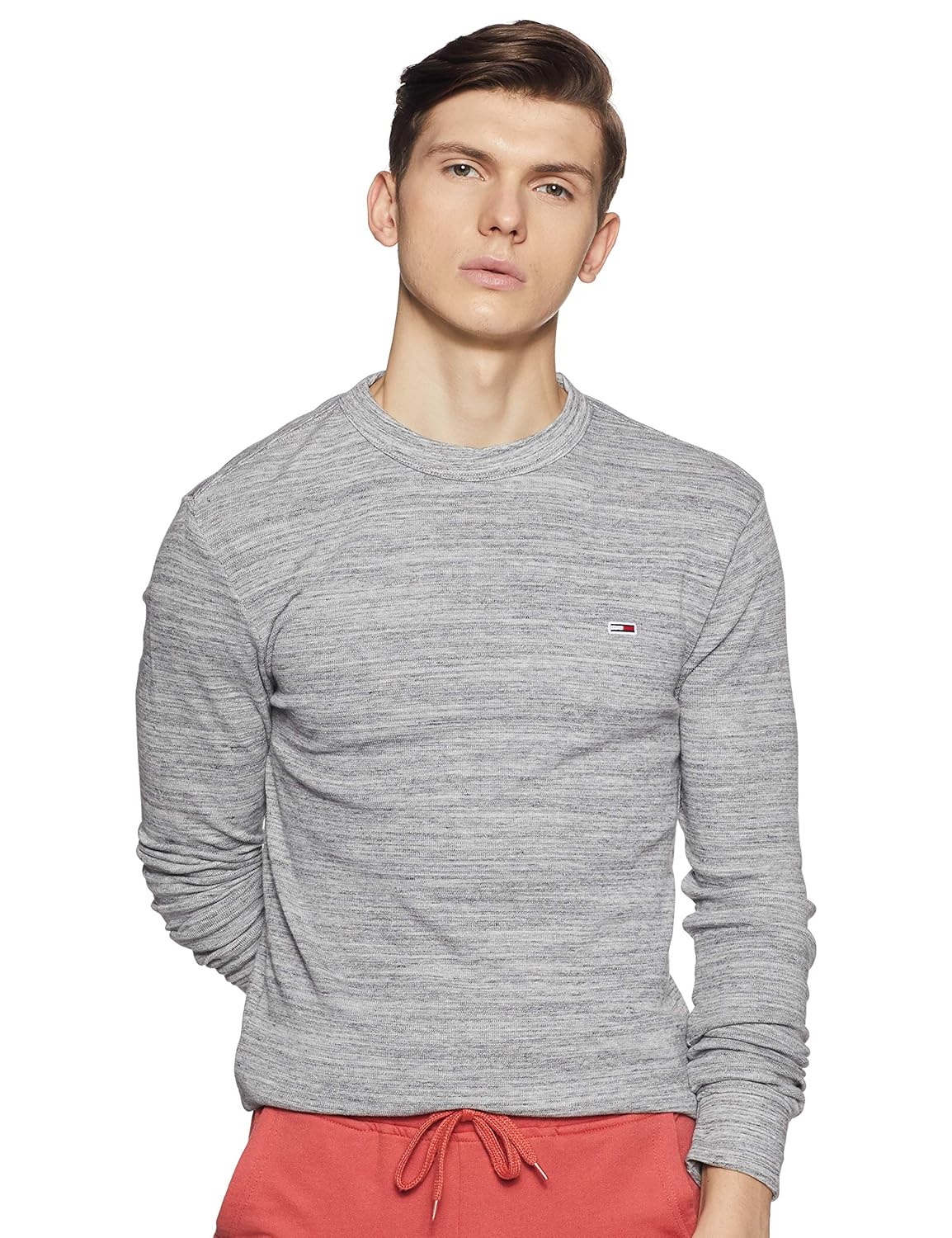 Red Slim Fit Men's TShirt with Full Sleeve Best Price With Best Deal