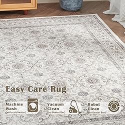 jinchan Area Rug 3x5 Entryway Washable Rug Boho