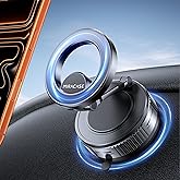 Miracase 2026 for MagSafe Car Mount: [Ultra-Strong Vacuum Suction + Reinforced Gel] 360° Rotatable & Foldable Magnetic in-Das