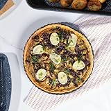 Russell Hobbs Nightfall 28cm Tart Tin Non-Stick Fluted Pan Carbon Steel view 3