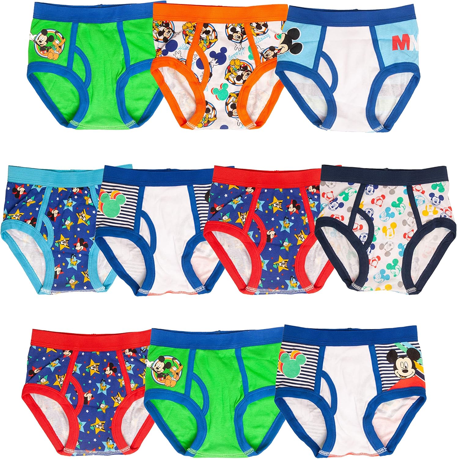Disney Boys' Mickey Mouse Underwear Multipacks: Clothing