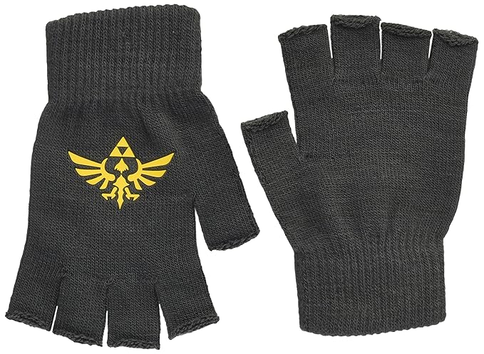 The Legend of Zelda Logo Fingerhandschuhe grau