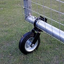 Gate Wheel Supporting Metal Swing Gate with