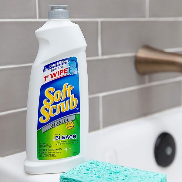 SOFT SCRUB ANTIBACTERIAL MULTI-PURPOSE CLEANSER WITH BLEACH SURFACE CLEANER, 36 FLUID OUNCES