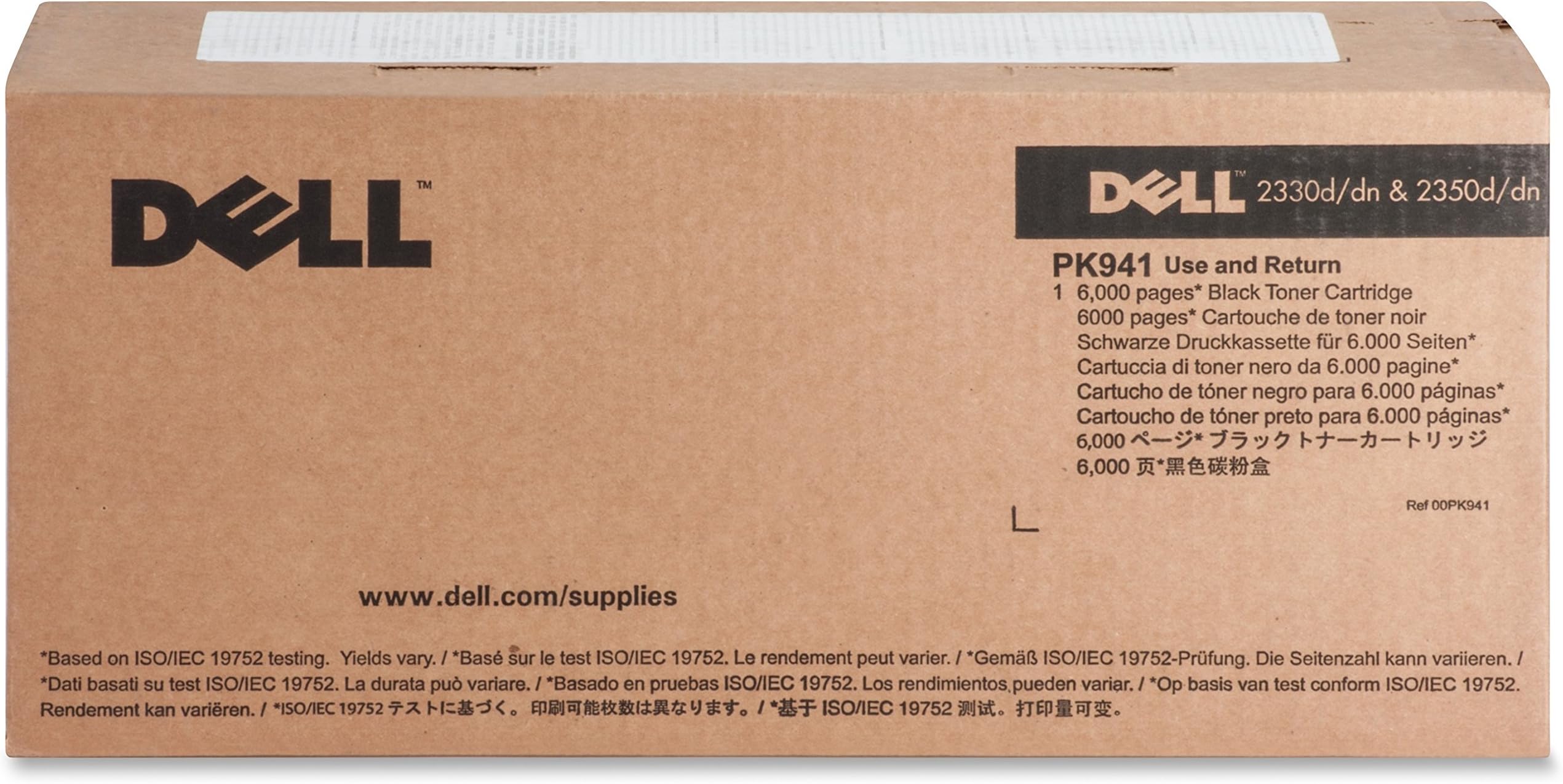 Dell PK941 Toner Cartridge f/2330/2350 6000 Page Yield BK