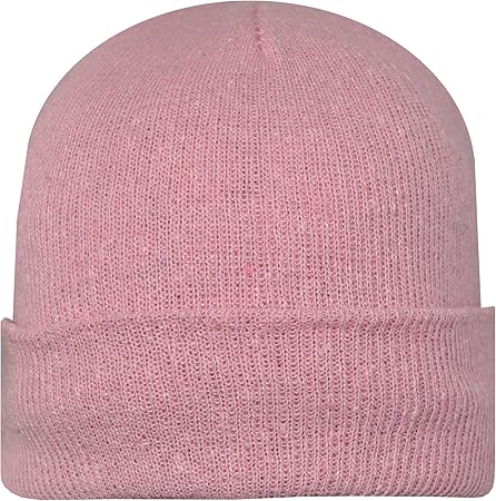 pink wooly hat