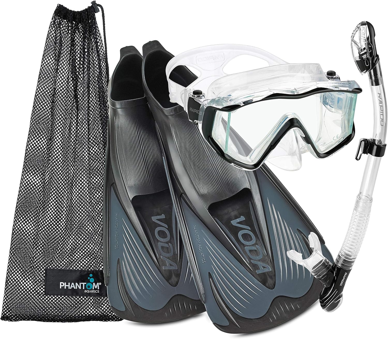 Phantom Aquatics Rapido Boutique Collection Flipper Snorkeling Fin