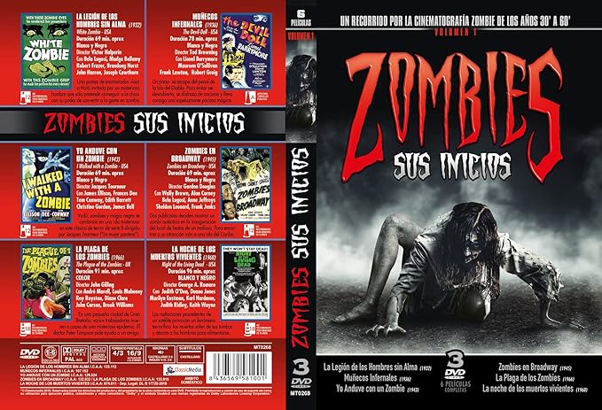 sus Inicios: La Legión Hombres Sin Alma + Muñecos Infernales + Yo anduve Con Broadway + La Plaga Zombies + La Noche de Los Muertos Vivientes-Vol. 1 Import: Amazon.fr: Bela Lugosi, Lionel