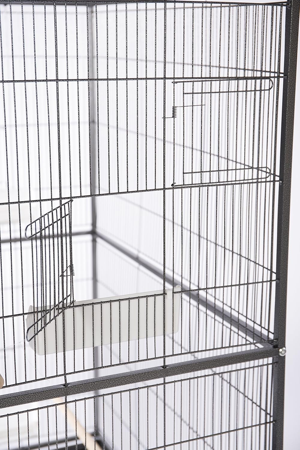 Prevue Pet Products Wrought Iron Flight Cage with Stand F040 Black Bird Cage, 31-Inch by 20-1/2-Inch by 53-Inch : Birdcages : Pet Supplies