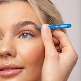 Tweezerman Bahama Blue Mini Slant Tweezers with Travel Case view 3