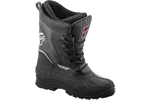 Fly Racing Aurora Snow Boot (Black, 6)