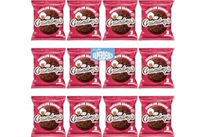 Grandma's Cookies, Chocolate Brownie, (Pack of 12) Bundled by SUPERDEALS, 2.50 Oz Bag, with Mystery Gift