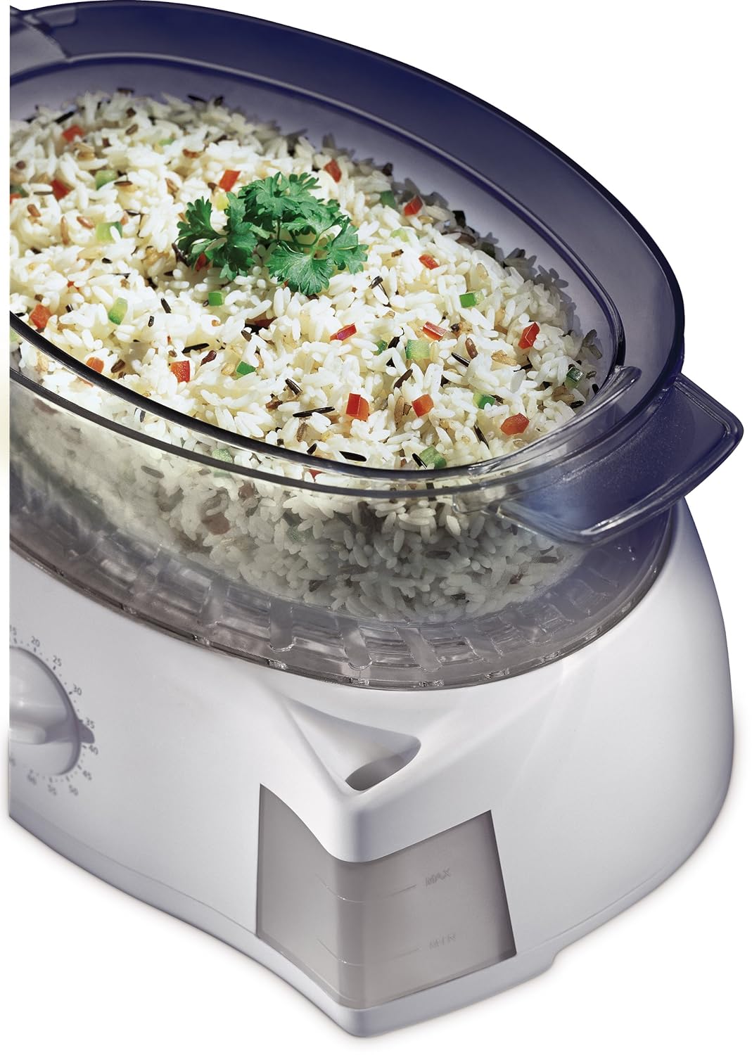Amazon.com: Oster 5711 Electronic 2-Tier 6.1-Quart Food Steamer, White:  Kitchen & Dining