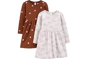 Simple Joys by Carter's Girls' 2-Pack Stretch Rib Dresses