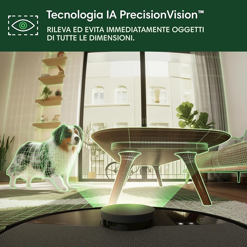 Roomba Plus 505 Combo, robot aspirapolvere lavapavimenti, 7.000 Pa
