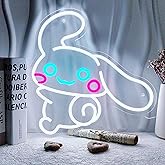 JOSEBRU CinnamoRoll Neon Sign Anime Neon Sign for Wall Decor Janpanese Neon Light for Bedroom Wall Decor Game Room Decor Livingroom Decor for Kids, Personalized Gifts for Girls