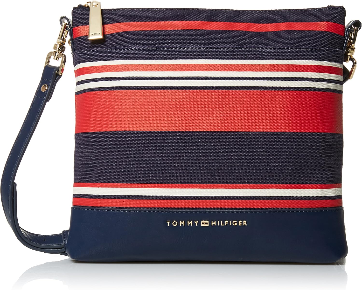 Tommy Hilfiger Crossbody Bag for Women Maisie, Red/Navy Handbags