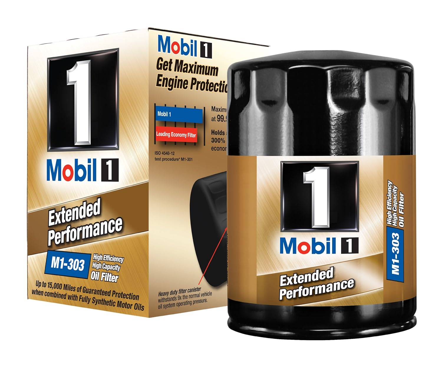 Mobil 1 M1303 Extended Performance Oil Filter Pack New Free Shipping