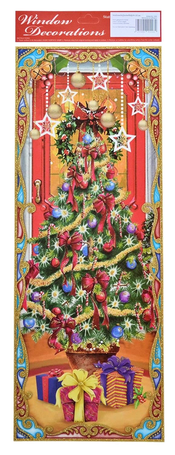 50 weihnachtliche Fensterbilder Motive je nach Verfügbarkeit