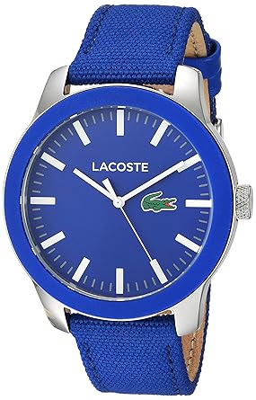 lacoste 12.12 watch blue