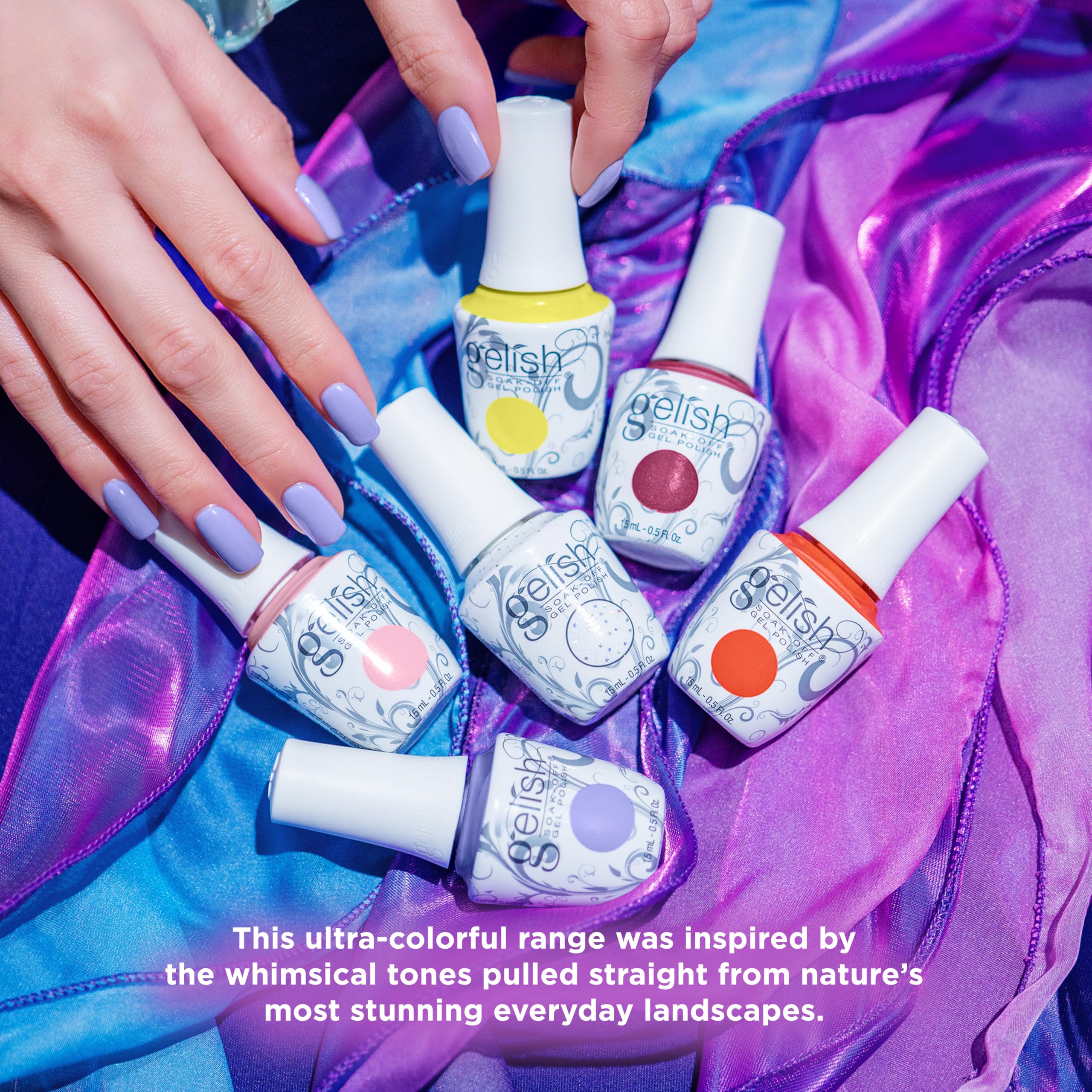 Gelish Spring Now & Zen Collection - Long-Lasting Soak Off Spring Gel Nail Polish. Vibrant Color, Professional Quality, High Shine, Chip-Resistant Formula (Hugs And Blisses, 15ml) - Image 4