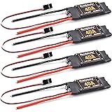 Readytosky 2-4S 40A Brushless ESC Electronic Speed Controller 5V/3A BEC for F450 450mm S500 ZD550 RC Helicopter Quadcopter(4P