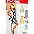 Simplicity Creative Patterns New Look Misses' A-Line Dress, A (8-10-12-14-16-18)
