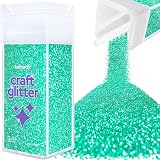 Hemway Turquoise Blue Holographic Glitter Ultrafine 130g Shaker