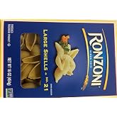 Ronzoni Large Shells Non GMO 16 Oz. Pack Of 3.